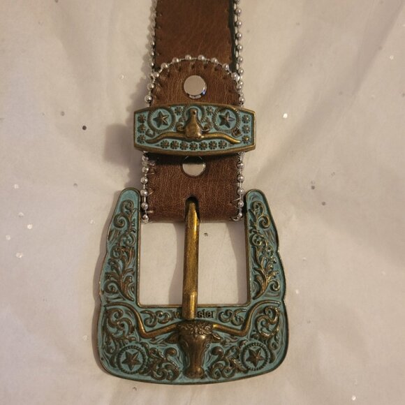 Leather Cowgirl Belt - Picture 3 of 11